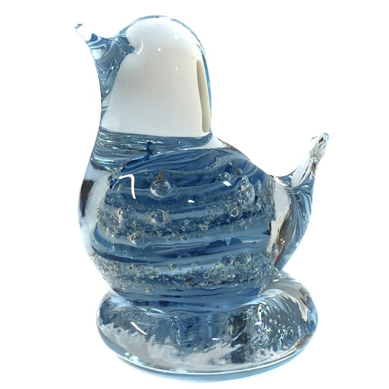 Cremation Ashes Glass Birds